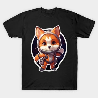 Red Fox Astronaut T-Shirt